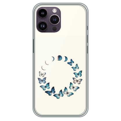 Butterfly Moon Cycle - Printed Silicone Case for Apple iPhone 13 Pro