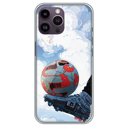 Cyber Football - Printed Silicone Case for Apple iPhone 13 Pro