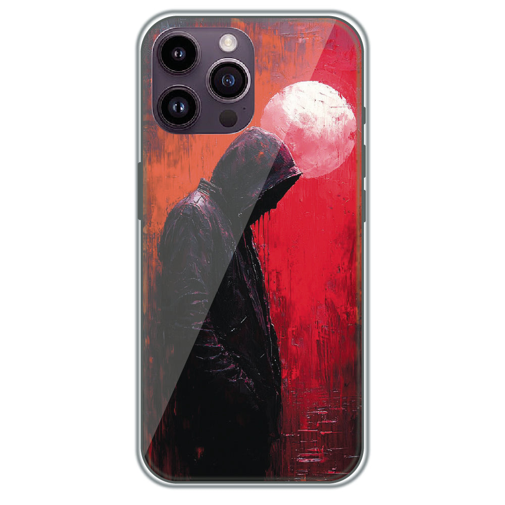 Hooded Silhouette - Printed Silicone Case for Apple iPhone 13 Pro
