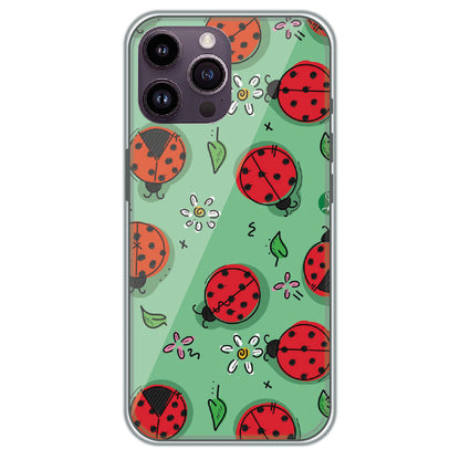 Ladybug Garden - Printed Silicone Case for Apple iPhone 13 Pro