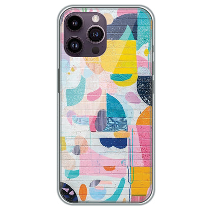 Painted Wall Mural - Printed Silicone Case for Apple iPhone 13 Pro