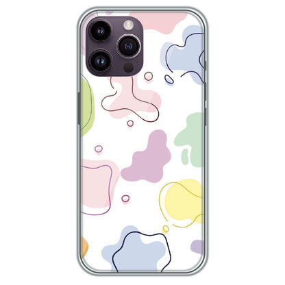 Pastel Splash Patches - Printed Silicone Case for Apple iPhone 13 Pro