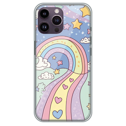 Rainbow Path - Printed Silicone Case for Apple iPhone 13 Pro