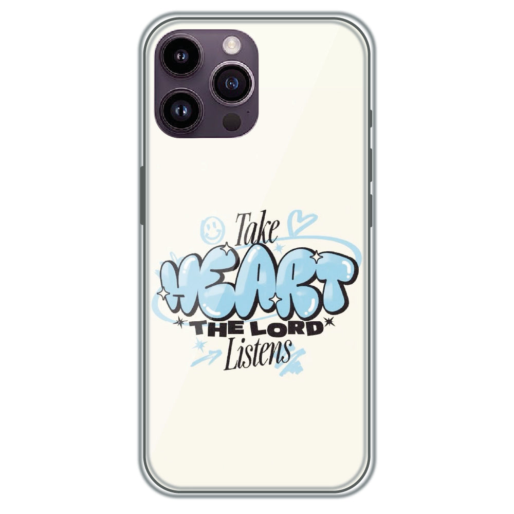 Take Heart - Printed Silicone Case for Apple iPhone 13 Pro