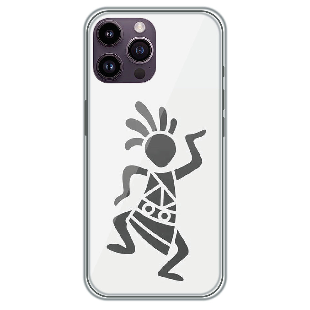 Tribal Dancer - Printed Silicone Case for Apple iPhone 13 Pro