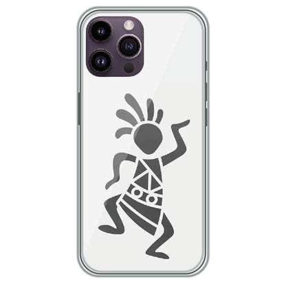 Tribal Dancer - Printed Silicone Case for Apple iPhone 13 Pro