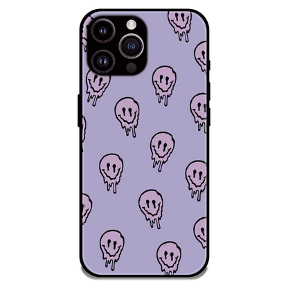 Funny Ghost - Glossy Metal Silicone Case For Apple iPhone 13 Pro