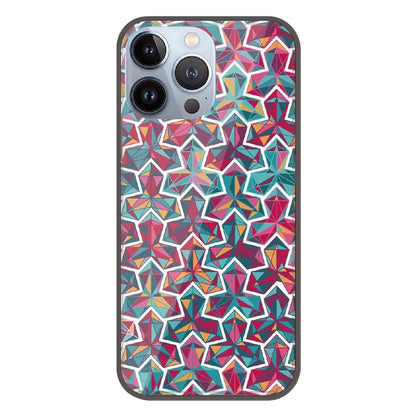 Colorful Abstract - Printed Silicone Case For Apple iPhone 13 Pro