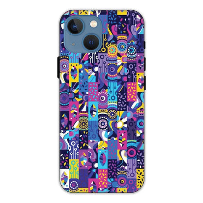 Purple Geometric Art Apple iPhone 13 Models