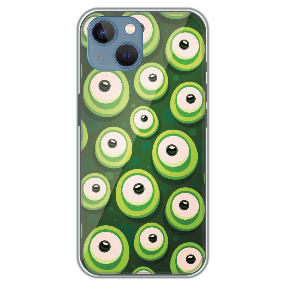Alien Eyes - Printed Silicone Case for Apple iPhone 13