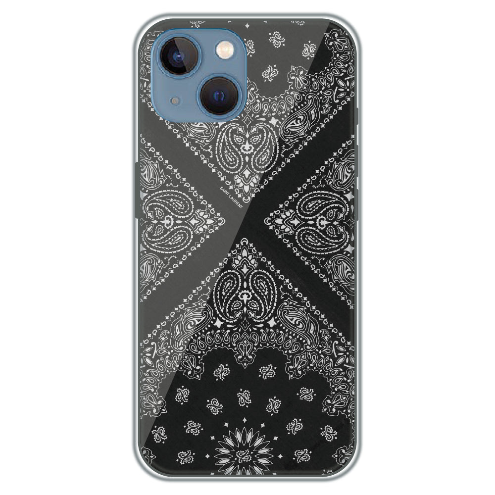 Black Bandana - Printed Silicone Case for Apple iPhone 13