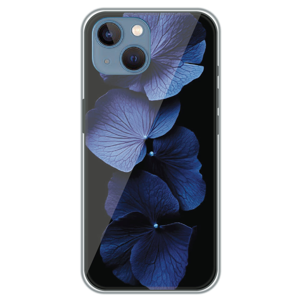 Blue Hydrangea - Printed Silicone Case for Apple iPhone 13