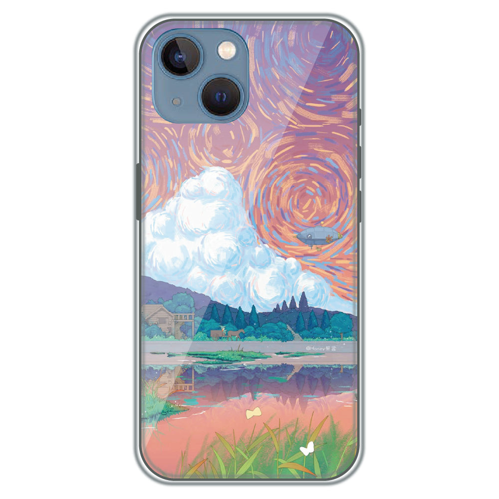 Dreamy Countryside - Printed Silicone Case for Apple iPhone 13