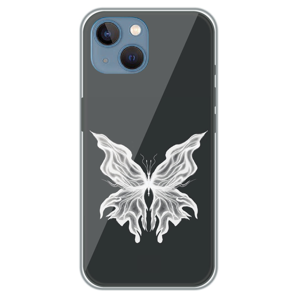 Ghost Butterfly - Printed Silicone Case for Apple iPhone 13