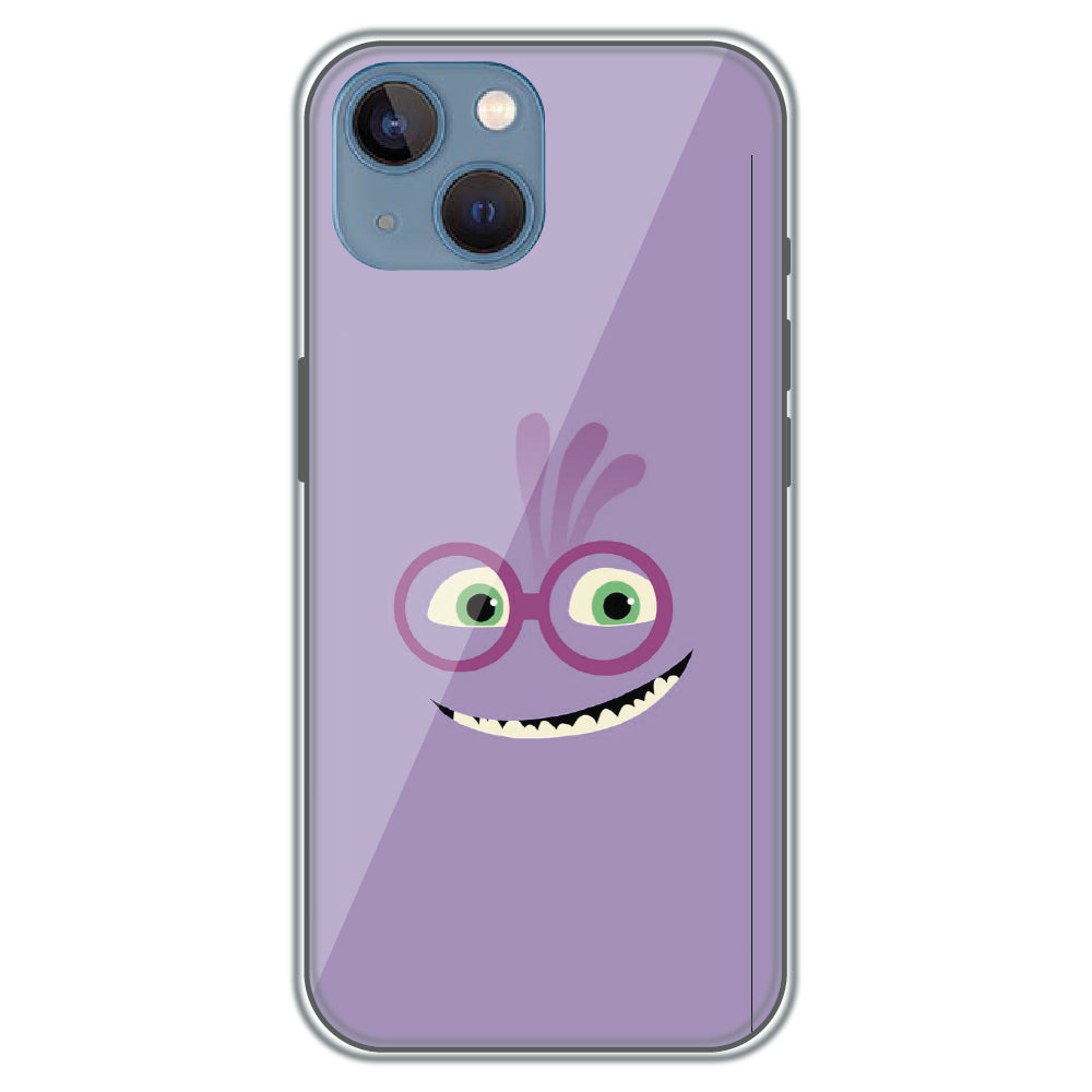 Grinning Purple Monster - Printed Silicone Case for Apple iPhone 13