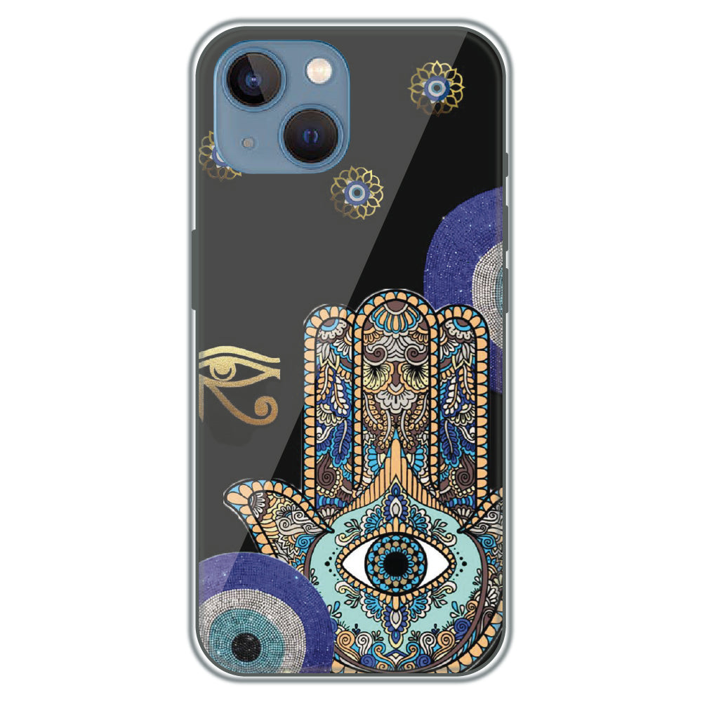 Hamsa Protection - Printed Silicone Case for Apple iPhone 13