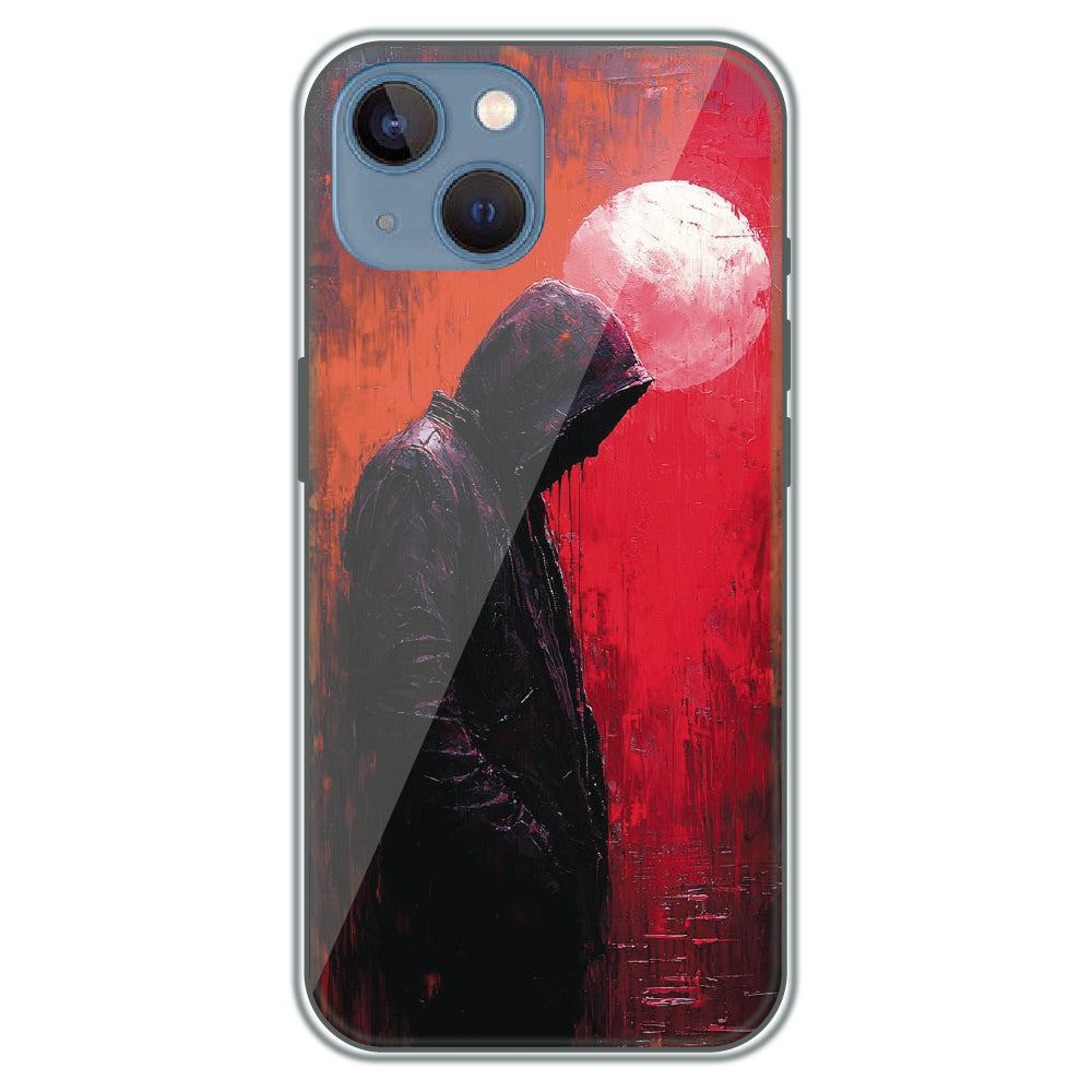Hooded Silhouette - Printed Silicone Case for Apple iPhone 13