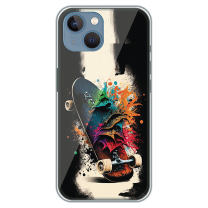 Splash Skate - Printed Silicone Case for Apple iPhone 13