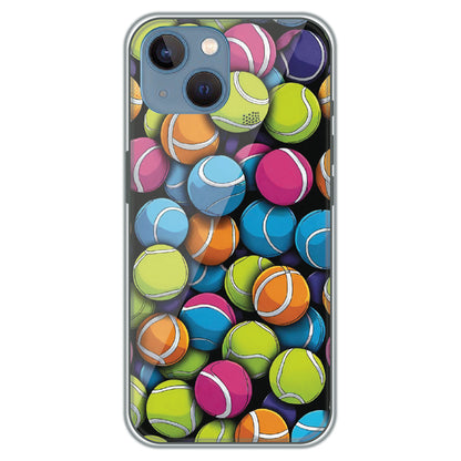 Tennis Ball Pile - Printed Silicone Case for Apple iPhone 13
