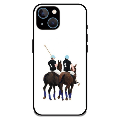 Polo Riders - Glossy Metal Silicone Case For Apple iPhone 13