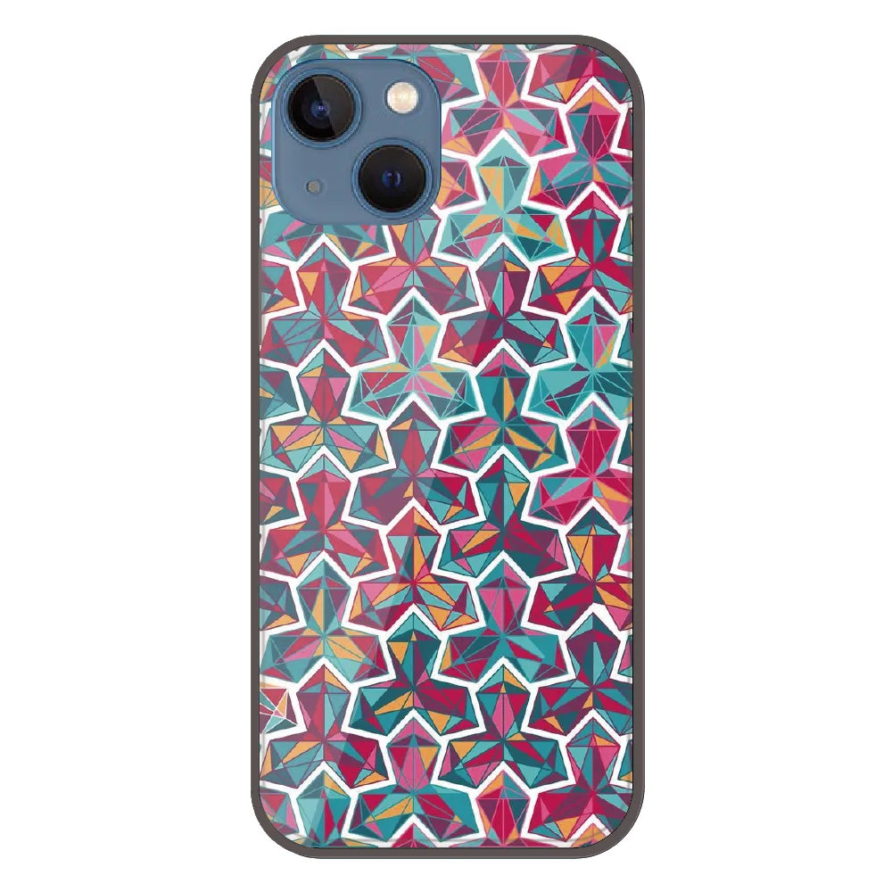 Colorful Abstract - Printed Silicone Case For Apple iPhone 13