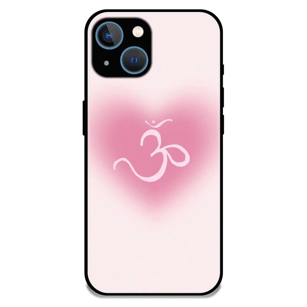 Spiritual Minimal Aesthetic - Glossy Metal Silicone Case For Apple iPhone 13