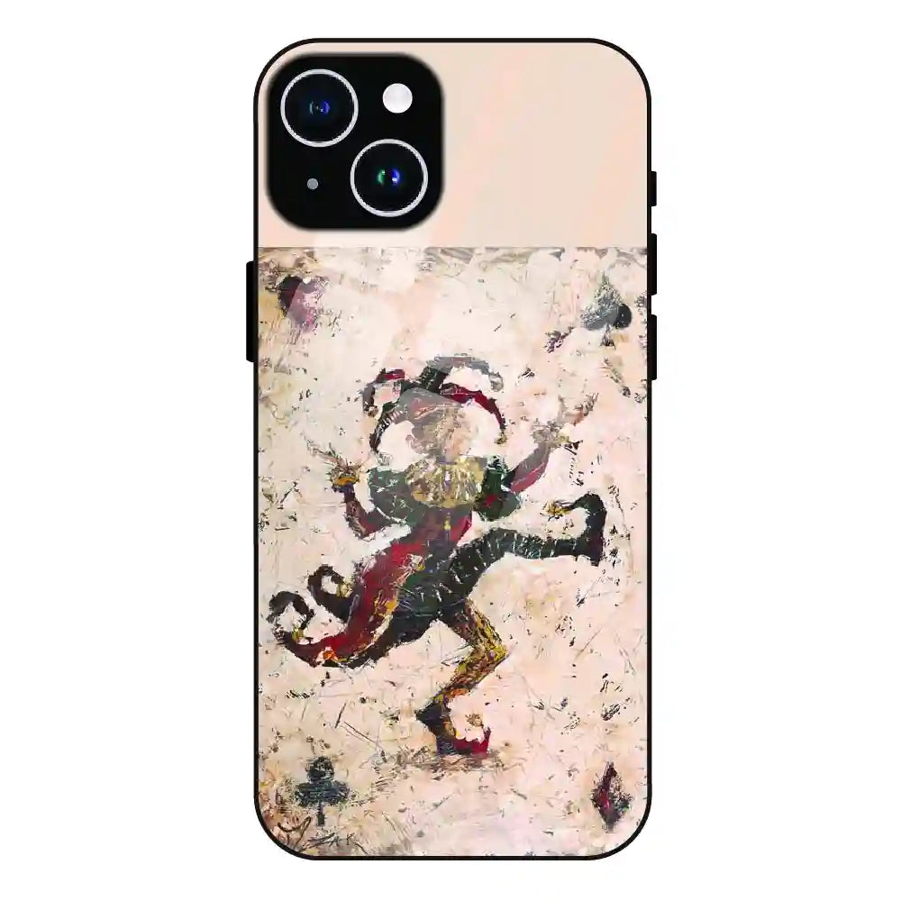 Abstract Dancing Figure Art - Glass Case For Apple iPhone 14