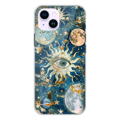 Mystic Cosmic Eye Galaxy - Printed Silicone Case For Apple iPhone 14