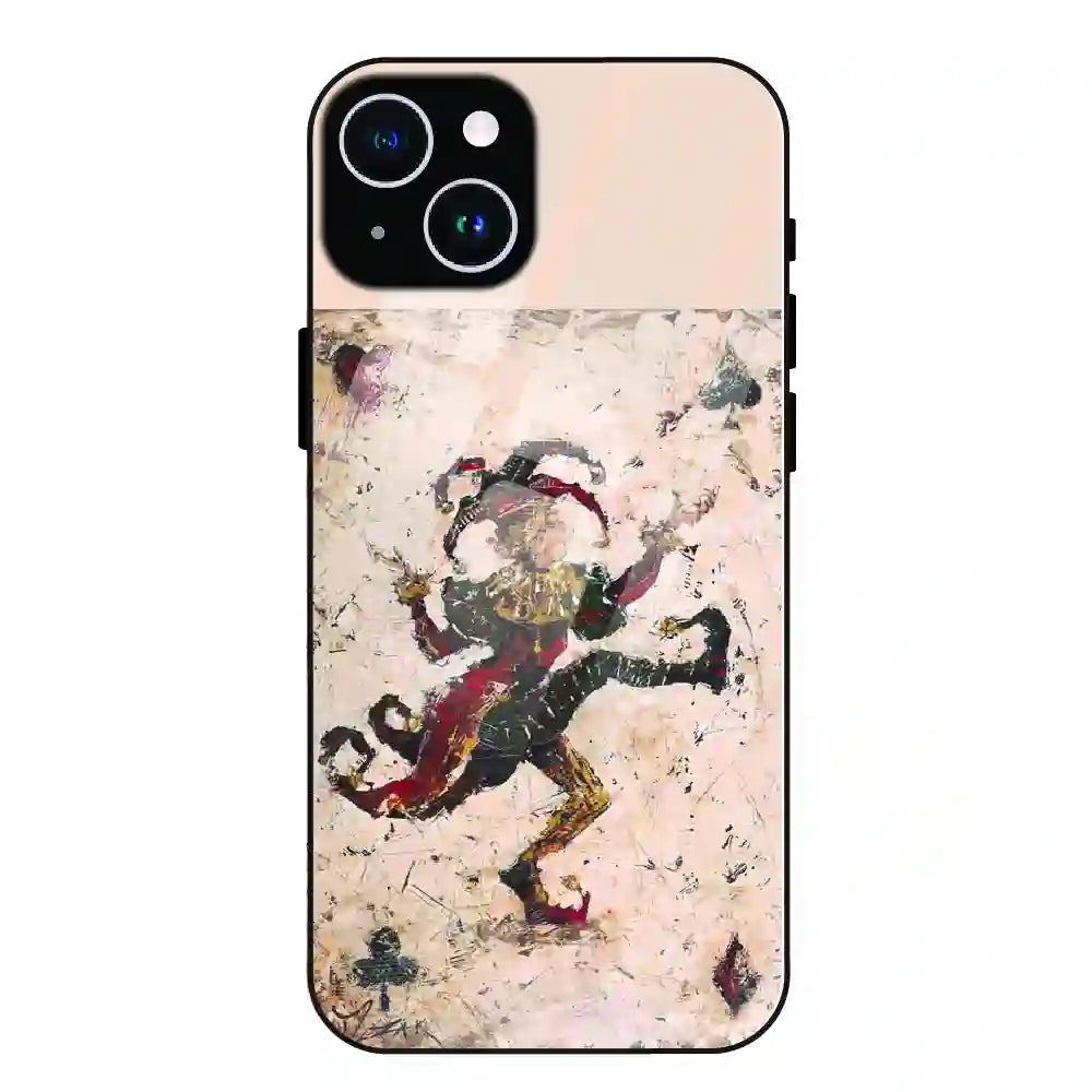 Abstract Dancing Figure Art - Glass Case For Apple iPhone 14 Plus