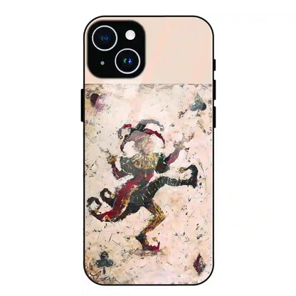 Abstract Dancing Figure Art - Glass Case For Apple iPhone 14 Plus