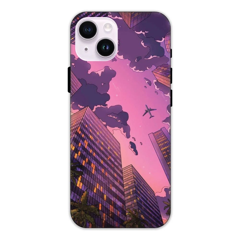 Purple Sky Hard Case Apple iPhone 14 Plus Models