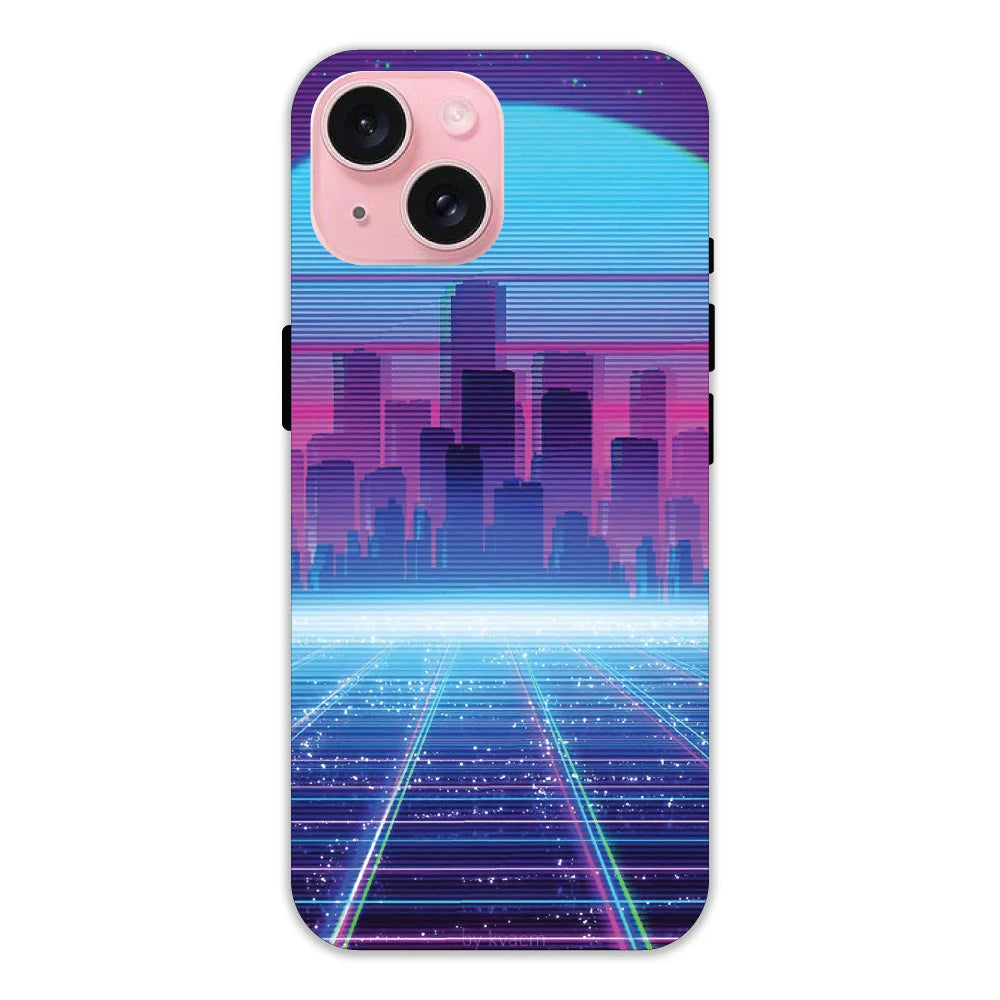 Cityscape Synthwave Hard Case Apple iPhone 14 Plus Models