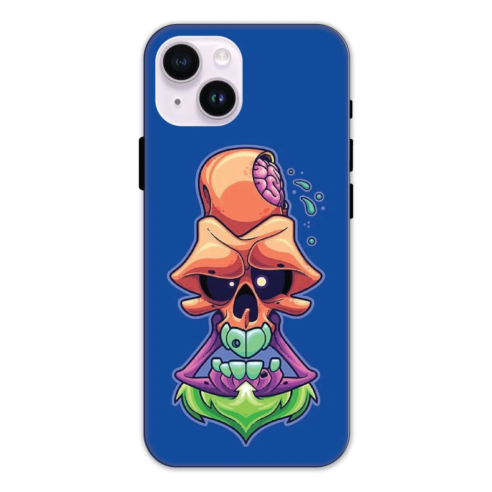 Psychedelic Skull Hard Case Apple iPhone 14 Plus Models