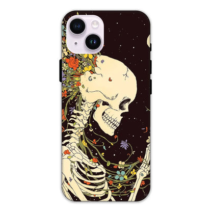 Floral Skeleton Hard Case Apple iPhone 14 Plus Models