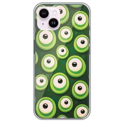 Alien Eyes - Printed Silicone Case for Apple iPhone 14 Plus