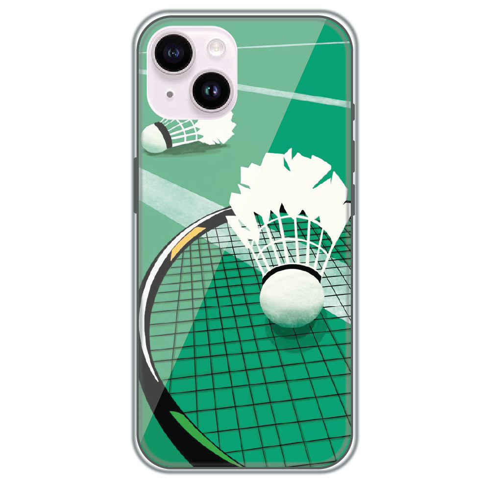 Badminton Smash - Printed Silicone Case for Apple iPhone 14 Plus