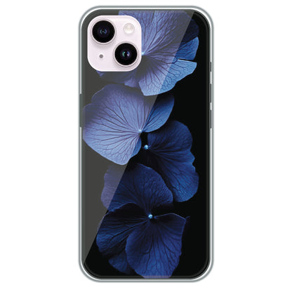 Blue Hydrangea - Printed Silicone Case for Apple iPhone 14 Plus