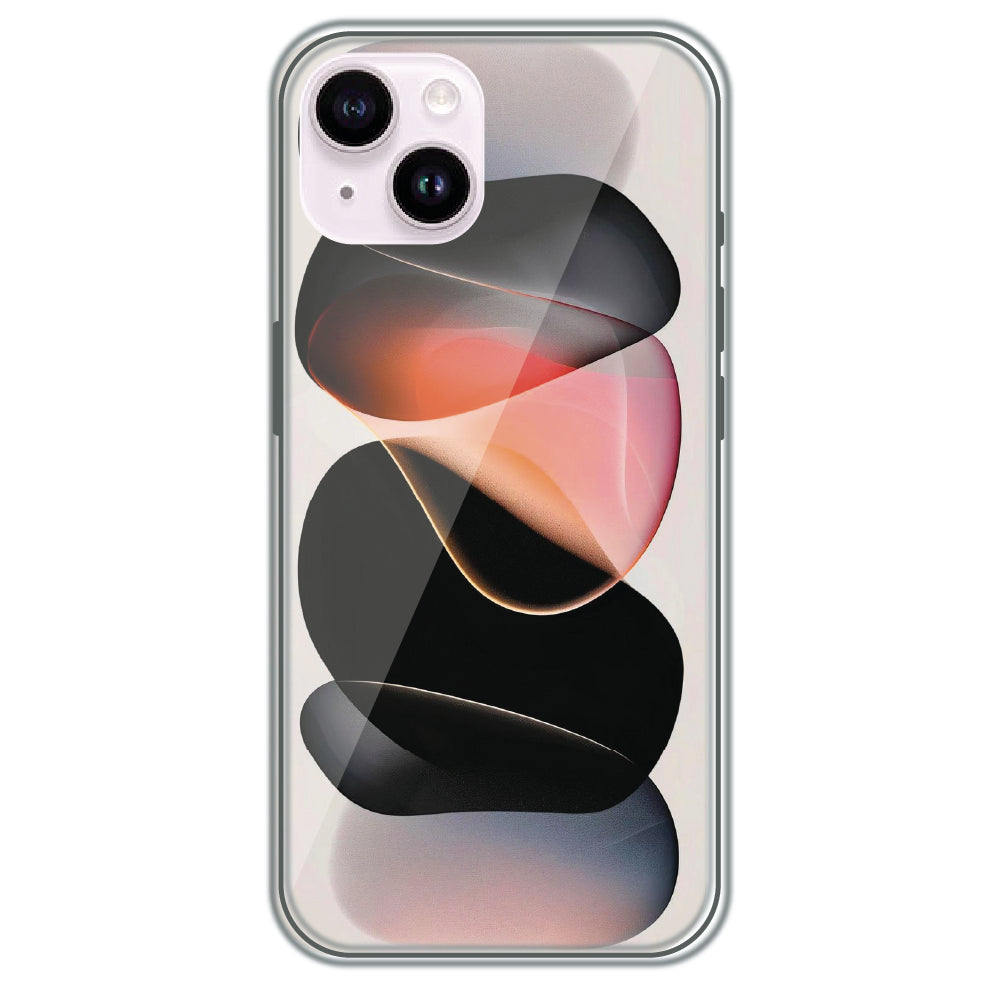 Floating Stones - Printed Silicone Case for Apple iPhone 14 Plus