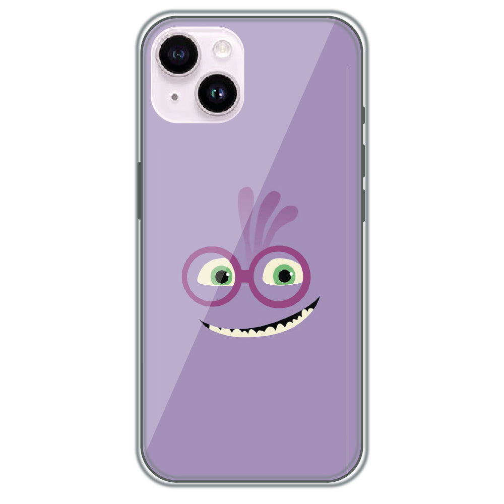 Grinning Purple Monster - Printed Silicone Case for Apple iPhone 14 Plus