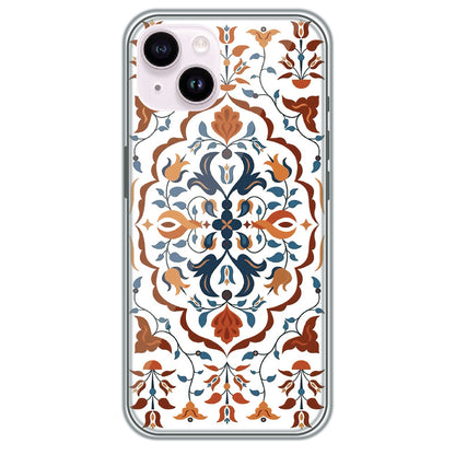 Ottoman Floral Medallion - Printed Silicone Case for Apple iPhone 14 Plus
