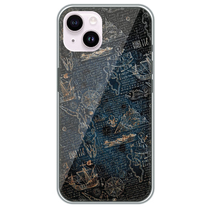 Pirate's Treasure Map - Printed Silicone Case for Apple iPhone 14 Plus