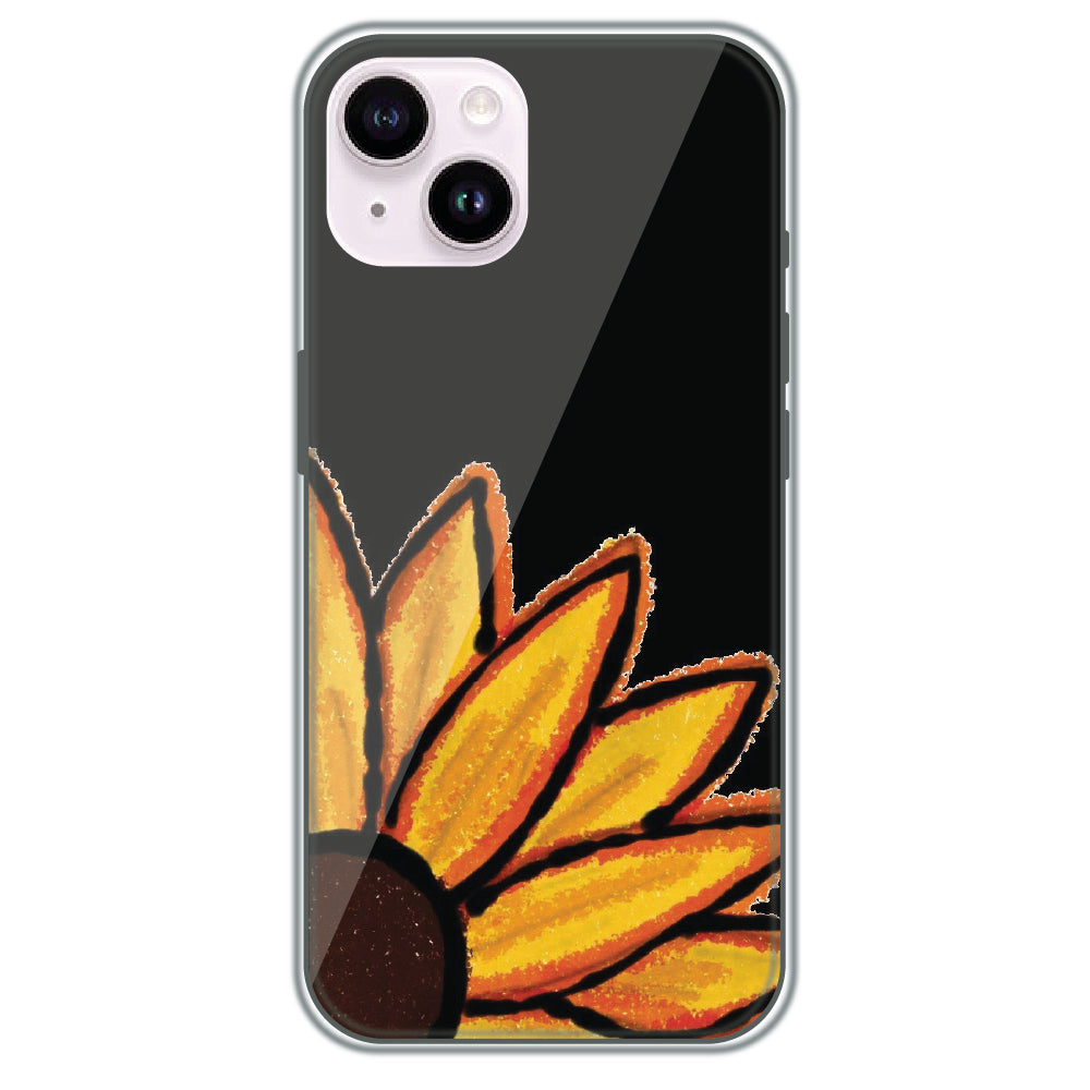 Sunflower Petals - Printed Silicone Case for Apple iPhone 14 Plus