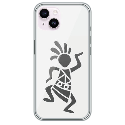 Tribal Dancer - Printed Silicone Case for Apple iPhone 14 Plus