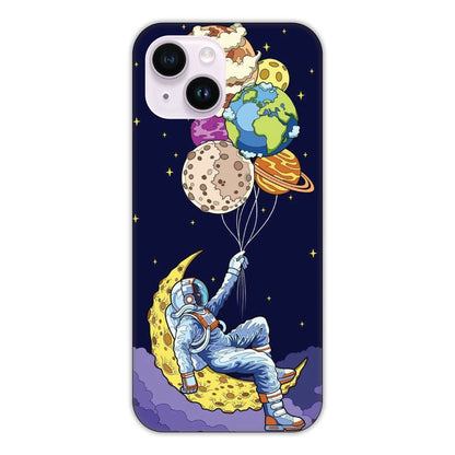 Astronaut & Balloons Hard Case Apple iPhone 14 Plus Models