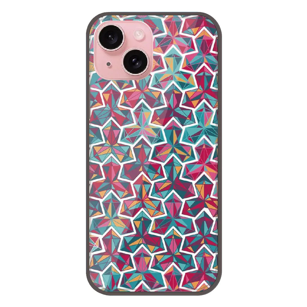 Colorful Abstract - Printed Silicone Case For Apple iPhone 14 Plus