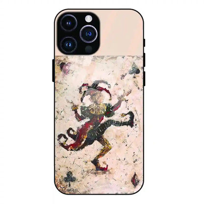 Abstract Dancing Figure Art - Glass Case For Apple iPhone 14 Pro