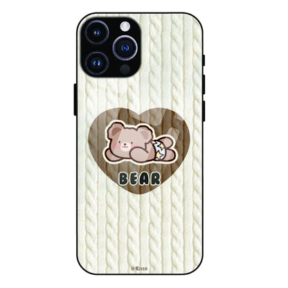 Bear Heart - Glass Case For Apple iPhone 14 Pro