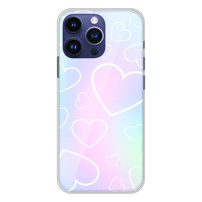 Pastel Heart Dream - Printed Silicone Case For Apple iPhone 14 Pro