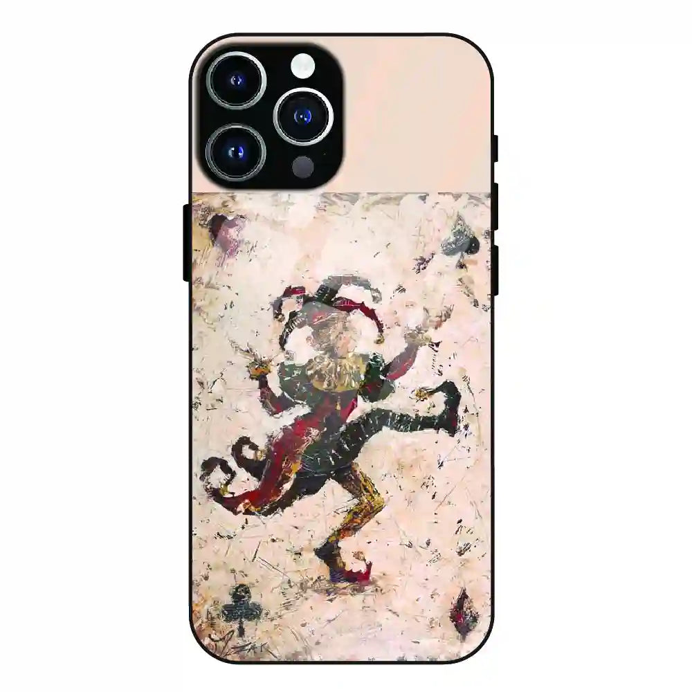 Abstract Dancing Figure Art - Glass Case For Apple iPhone 14 Pro Max