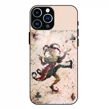 Abstract Dancing Figure Art - Glass Case For Apple iPhone 14 Pro Max
